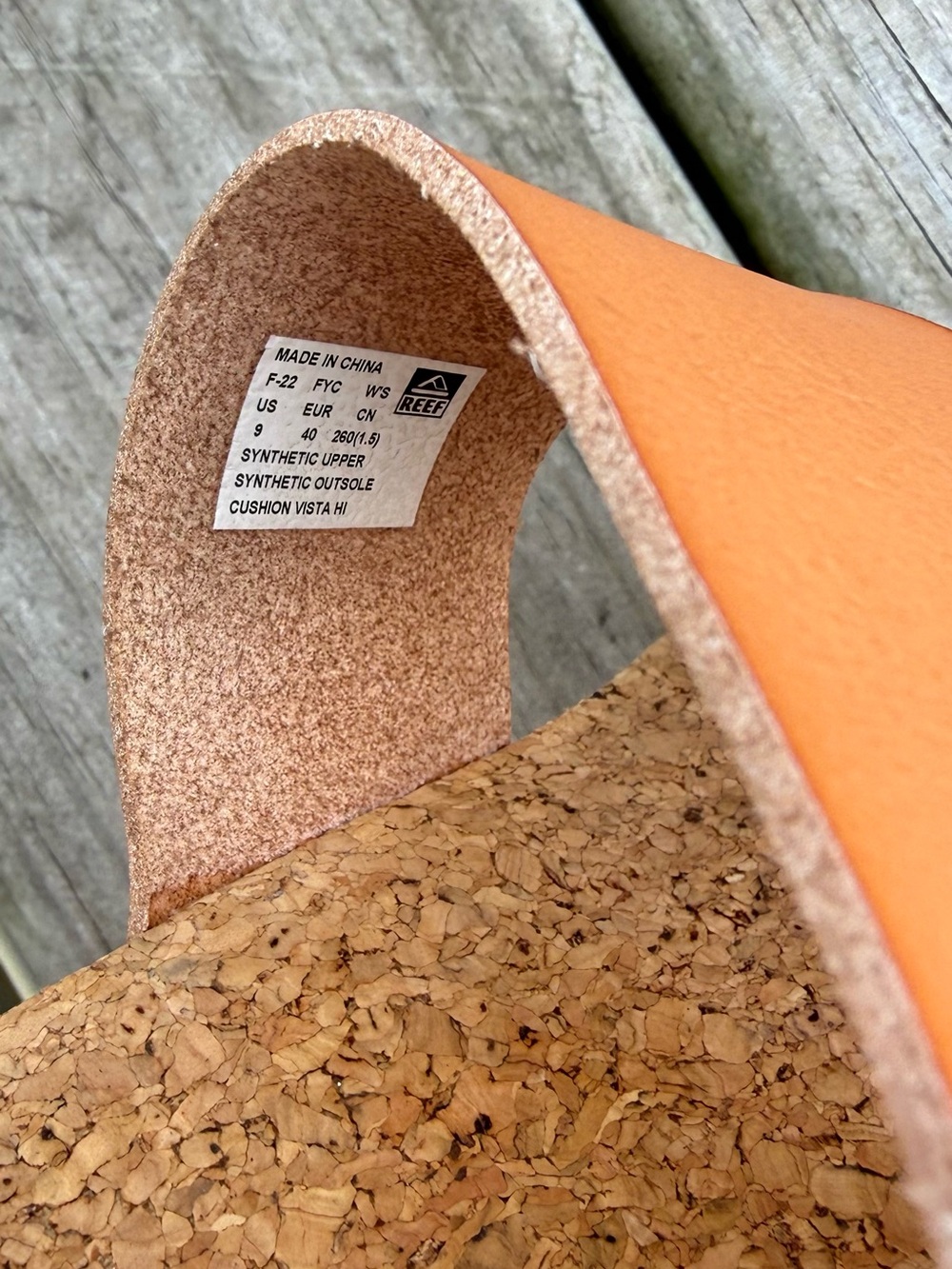 Reef Vista Hi Sandals in Tan - Picture 6 of 7
